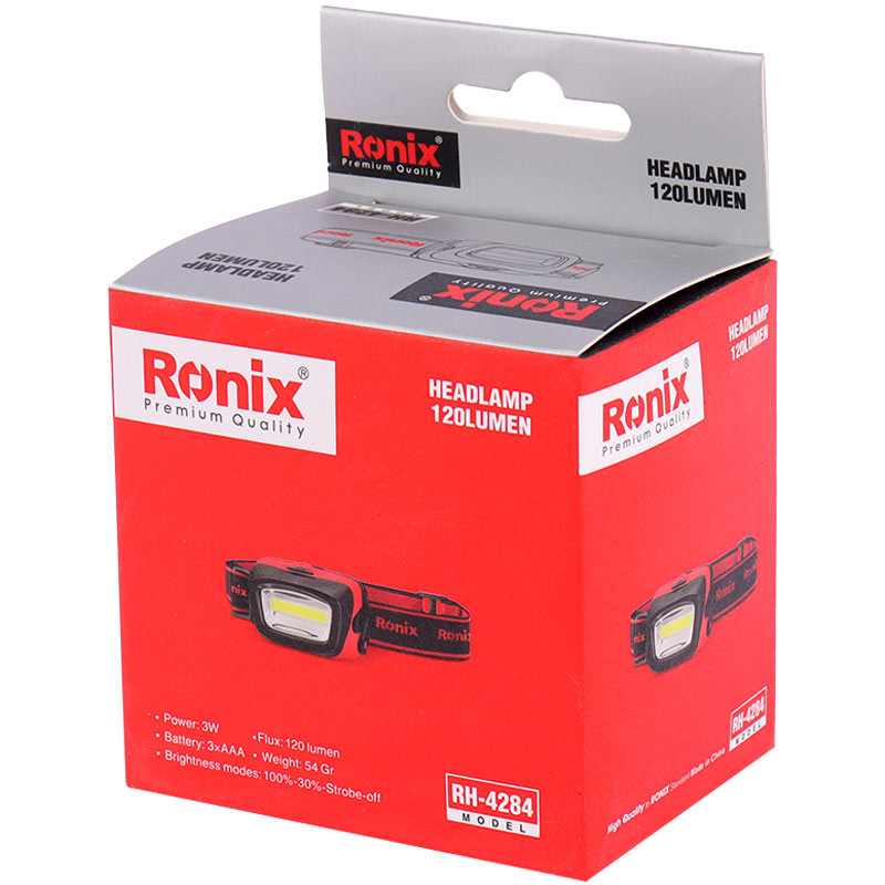 چراغ قوه پیشانی هدلایت شارژی Ronix RH-4284