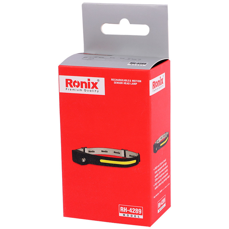 چراغ قوه پیشانی هدلایت شارژی Ronix RH-4289