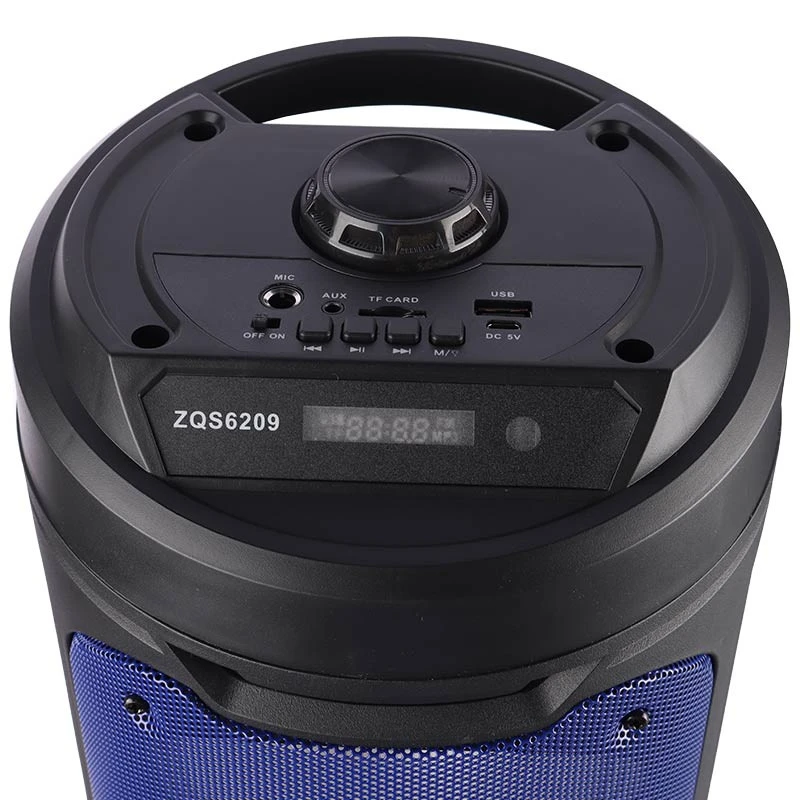 اسپیکر بلوتوثی رم و فلش خور ZQS6209 + میکروفون و ریموت کنترل