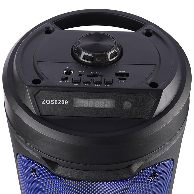 اسپیکر بلوتوثی رم و فلش خور ZQS6209 + میکروفون و ریموت کنترل