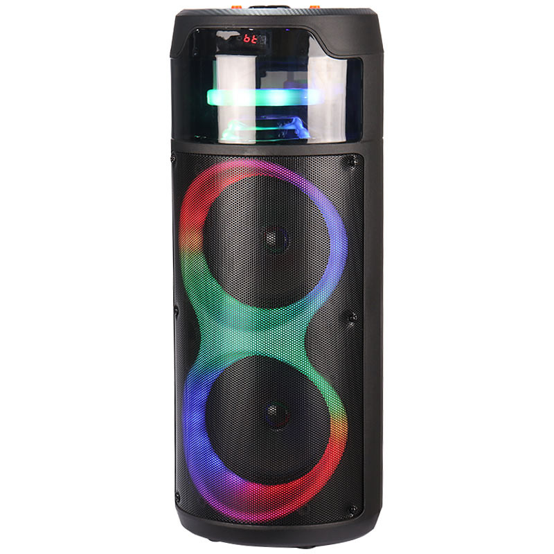 اسپیکر چمدانی بلوتوثی رم و فلش خور Sing-E ZQS8222 + میکروفون و ریموت کنترل