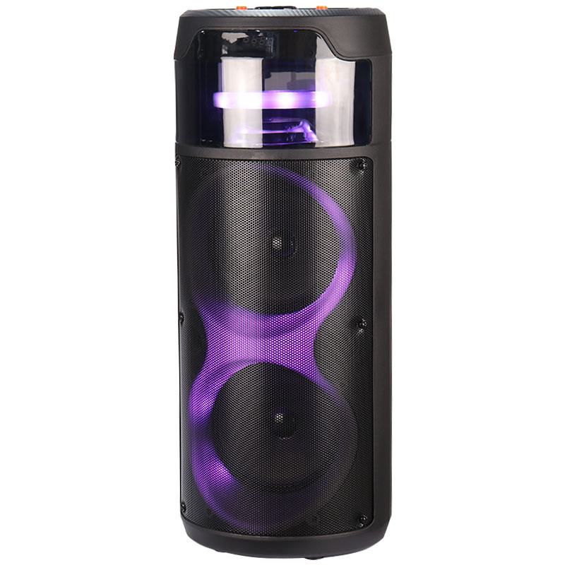 اسپیکر چمدانی بلوتوثی رم و فلش خور Sing-E ZQS8222 + میکروفون و ریموت کنترل