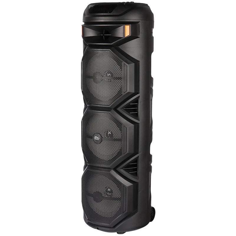 اسپیکر چمدانی بلوتوثی رم و فلش خور Sing-E ZQS8301 + میکروفون و ریموت کنترل