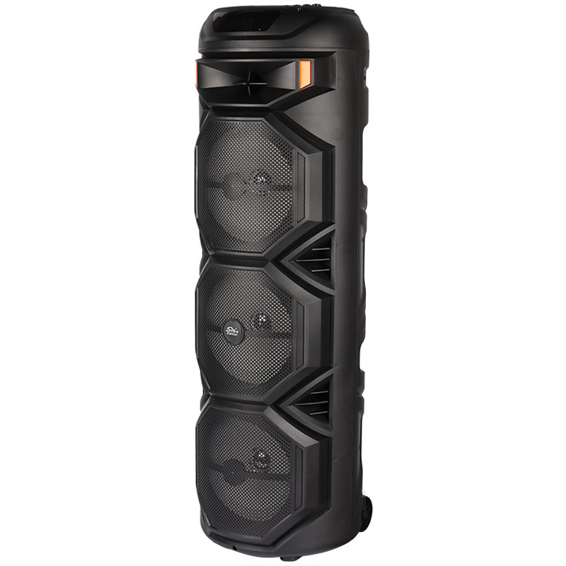 اسپیکر چمدانی بلوتوثی رم و فلش خور Sing-E ZQS8301 + میکروفون و ریموت کنترل