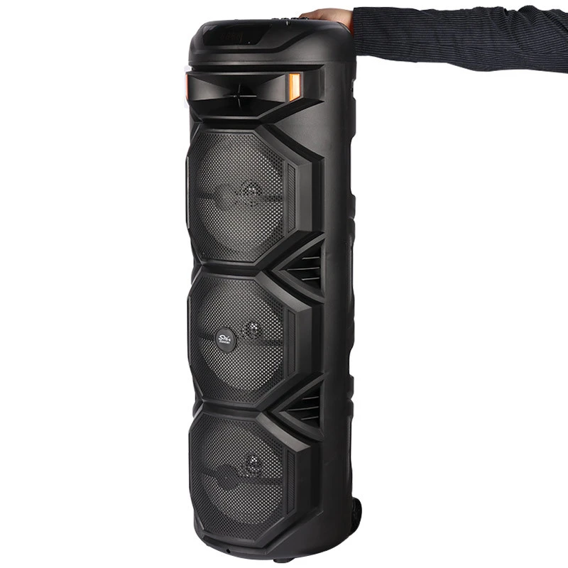 اسپیکر چمدانی بلوتوثی رم و فلش خور Sing-E ZQS8301 + میکروفون و ریموت کنترل