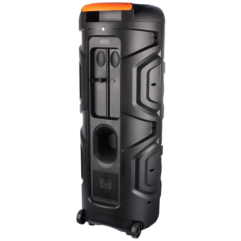 اسپیکر چمدانی بلوتوثی رم و فلش خور Sing-E ZQS12208 + میکروفون و ریموت کنترل