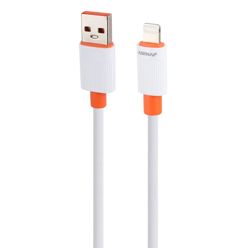 کابل آیفونی فست شارژ Asenai AC-001 3.1A 1m