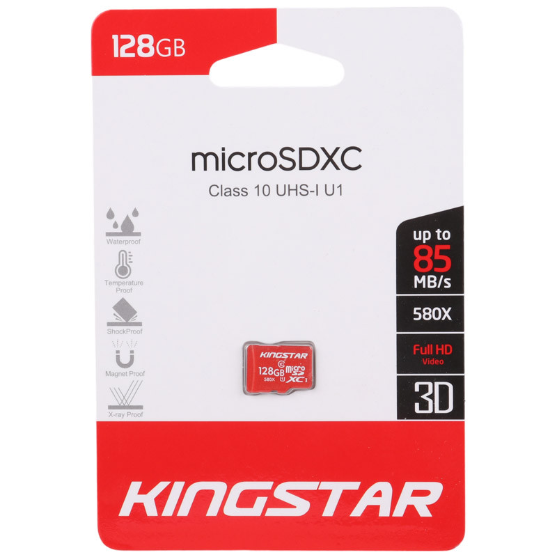 رم میکرو 128 گیگ کینگ استار KingStar 580X U1 C10 85MB/s