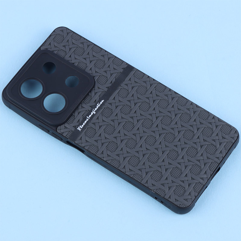 قاب ژله ای شیائومی Redmi Note 13 5G طرح حصیری محافظ لنزدار Pro Camera