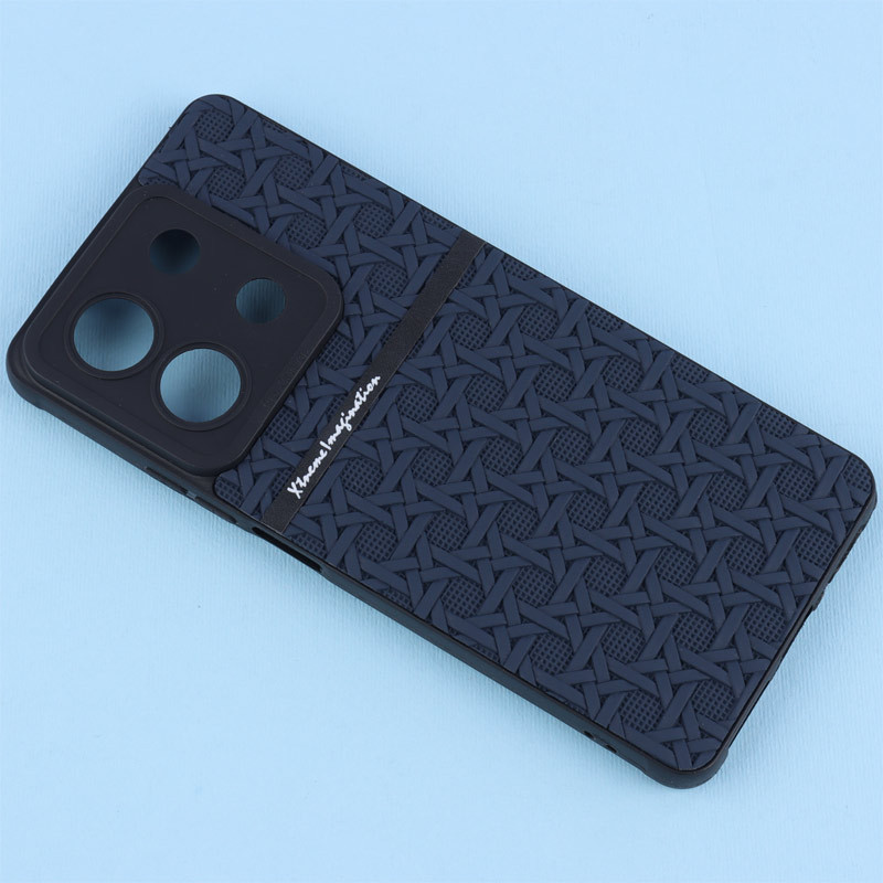 قاب ژله ای شیائومی Redmi Note 13 5G طرح حصیری محافظ لنزدار Pro Camera