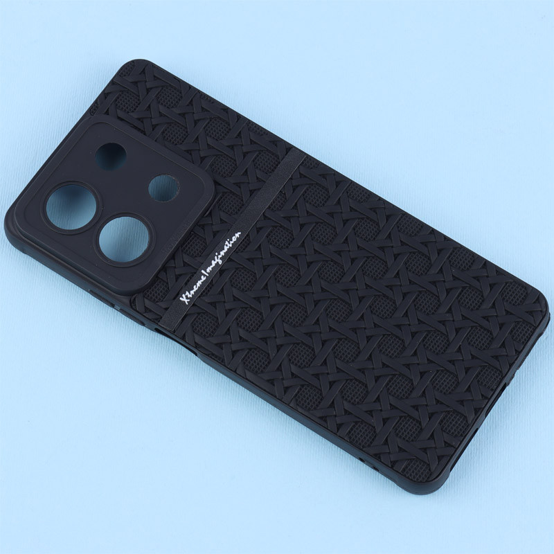 قاب ژله ای شیائومی Redmi Note 13 5G طرح حصیری محافظ لنزدار Pro Camera