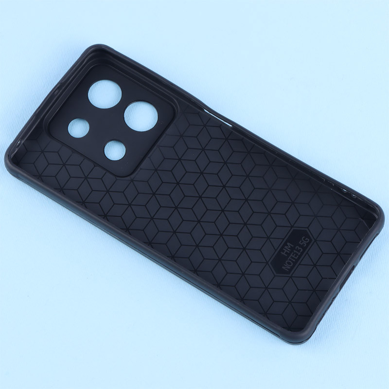 قاب ژله ای شیائومی Redmi Note 13 5G طرح حصیری محافظ لنزدار Pro Camera