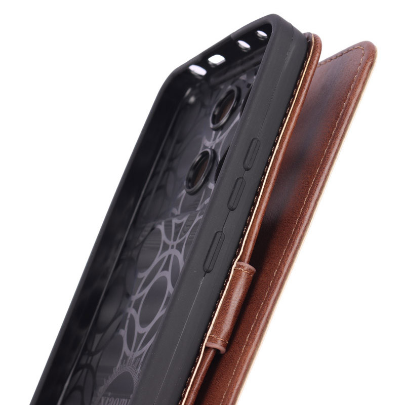 کیف چرمی مگنتی محافظ لنزدار Xiaomi Redmi Note 13 4G