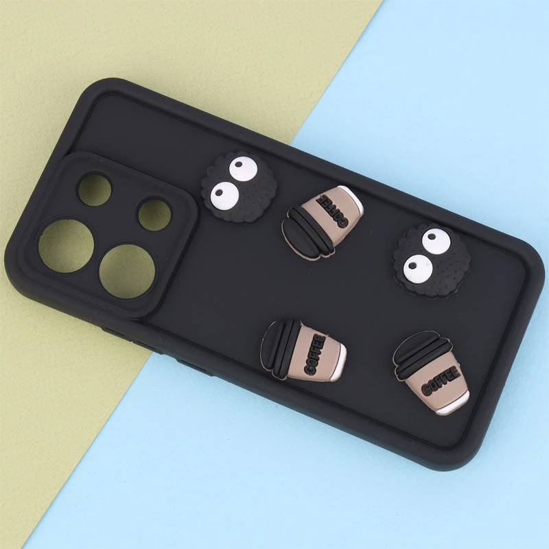 قاب سولید کیس عروسکی پاستیلی محافظ لنزدار Xiaomi Redmi Note 13 4G