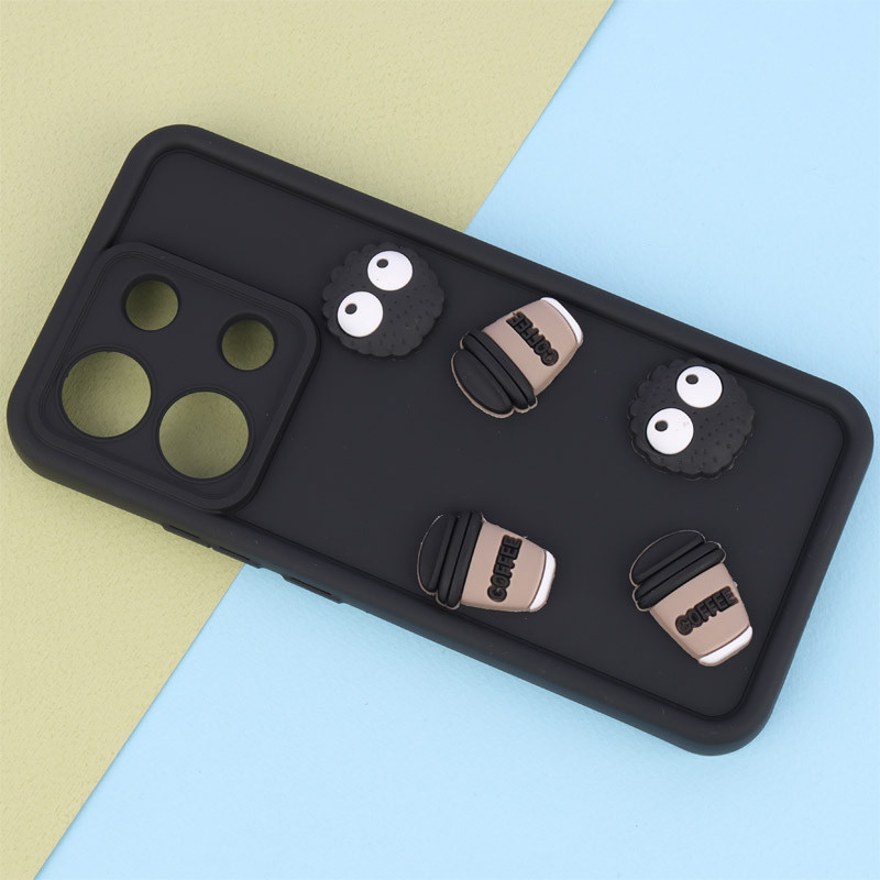 قاب سولید کیس عروسکی پاستیلی محافظ لنزدار Xiaomi Redmi Note 13 4G
