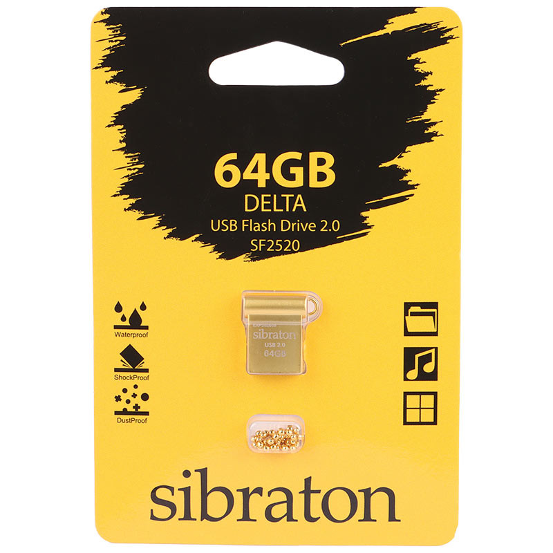 فلش 64 گیگ سیبراتون Sibraton Delta Sf2520 Gold