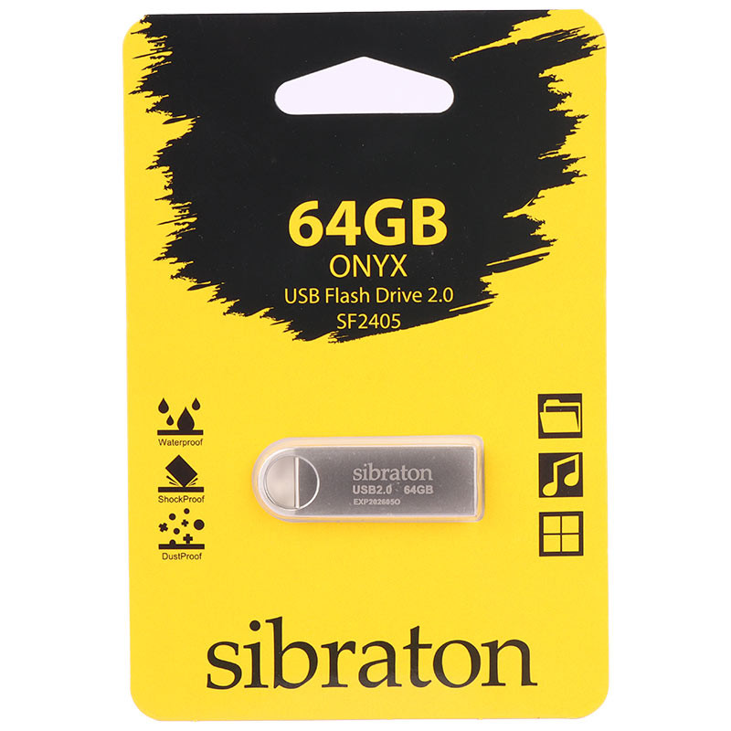فلش 64 گیگ سیبراتون Sibraton Onyx SF2405 Silver