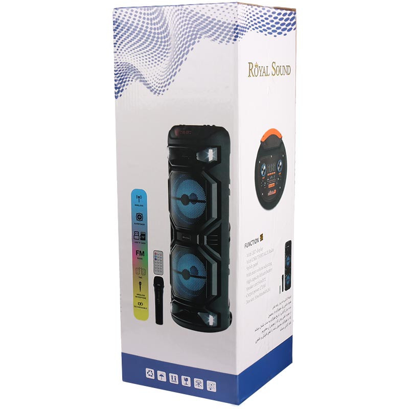 اسپیکر royal sound چمدانی بلوتوثی مدل RS-D41