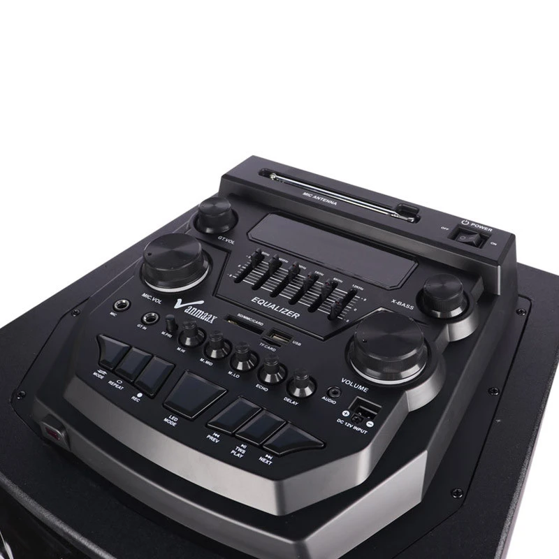 اسپیکر چمدانی بلوتوثی رم و فلش خور Vanmaax MAX-1270