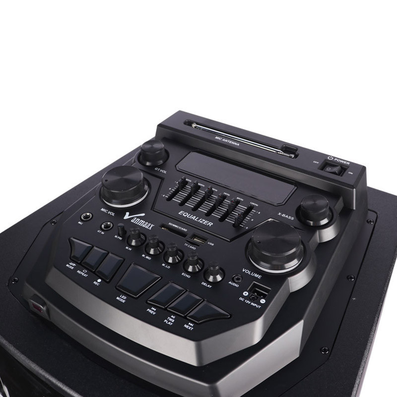 اسپیکر چمدانی بلوتوثی رم و فلش خور Vanmaax MAX-1270