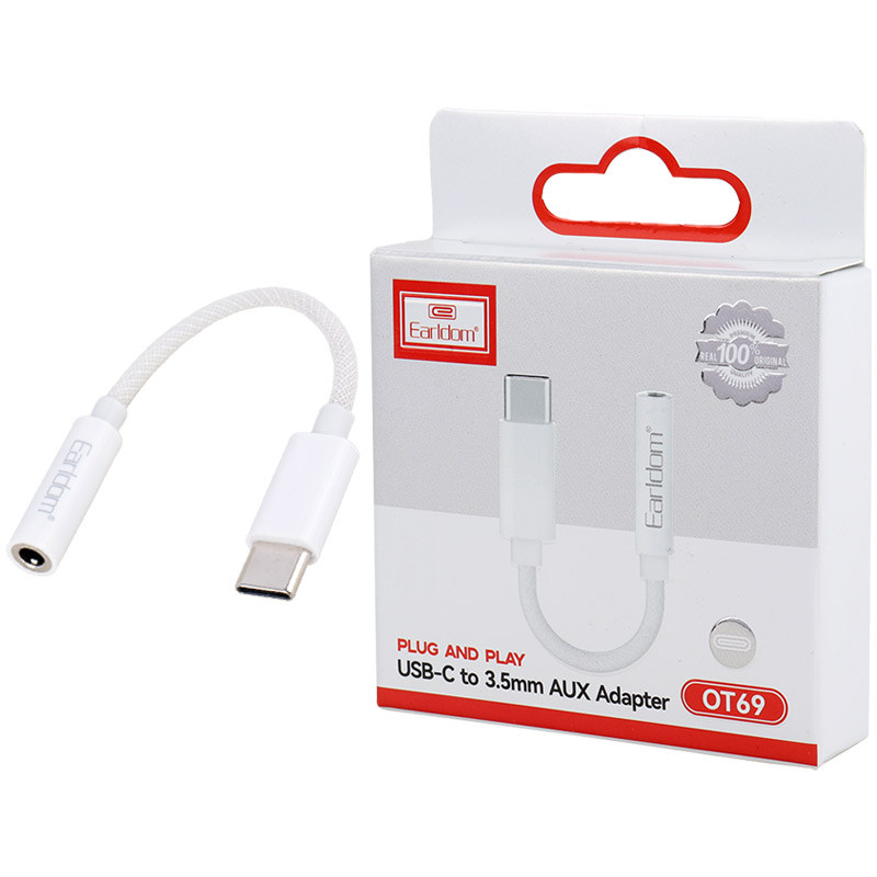 تبدیل Earldom ET-OT69 Type-C To AUX 12cm