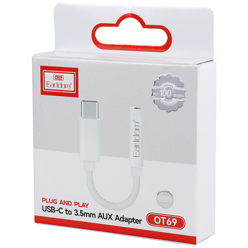 تبدیل Earldom ET-OT69 Type-C To AUX 12cm