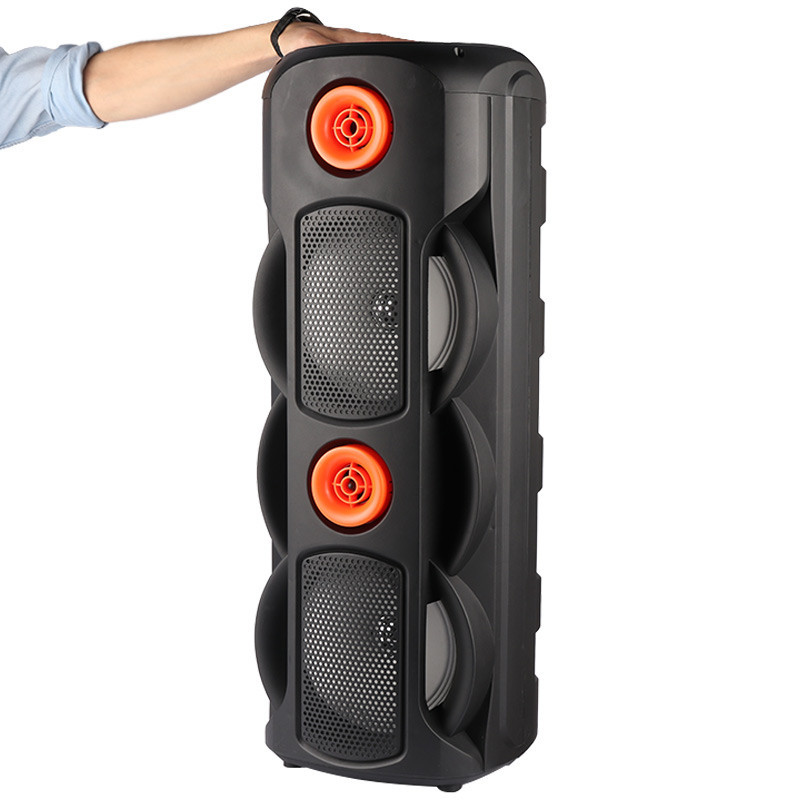 اسپیکر چمدانی بلوتوثی رم و فلش خور Sing-E ZQS8225 + میکروفون و ریموت کنترل