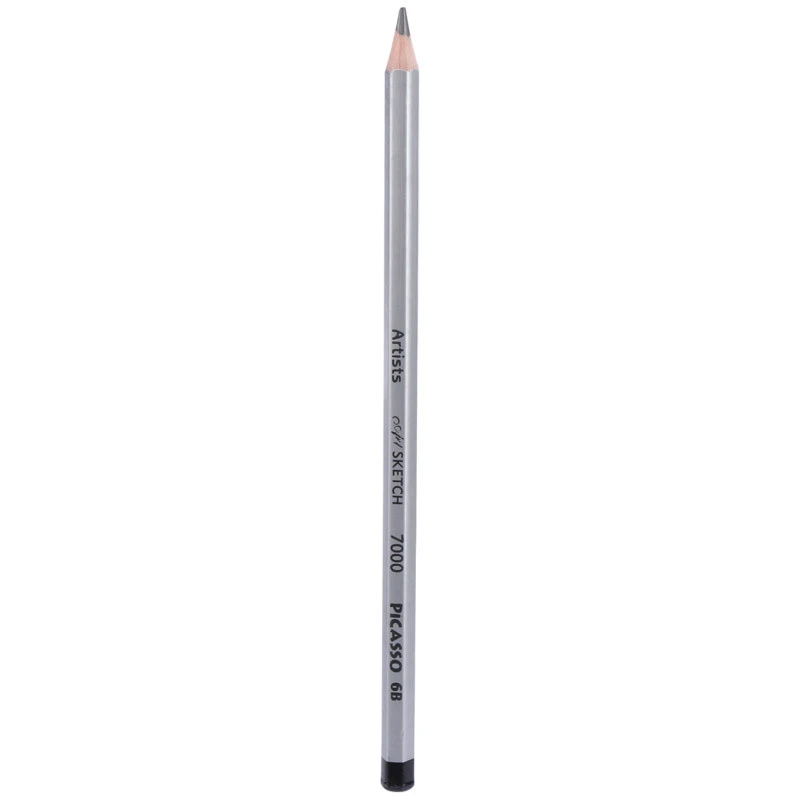 مداد طراحی پیکاسو Picasso 7000-12CB 6B بسته ۱۲ عددی