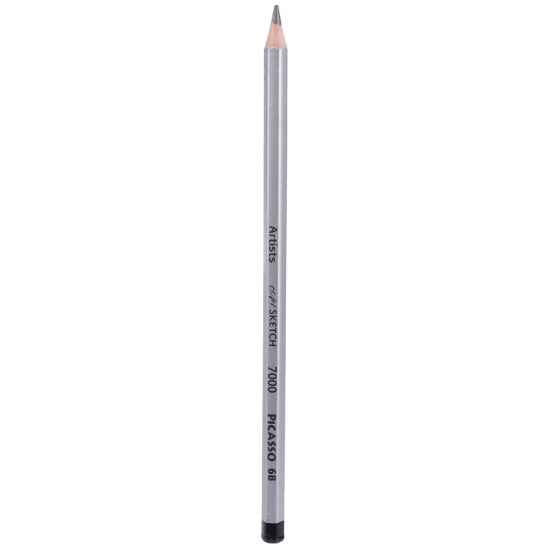 مداد طراحی پیکاسو Picasso 7000-12CB 6B بسته ۱۲ عددی