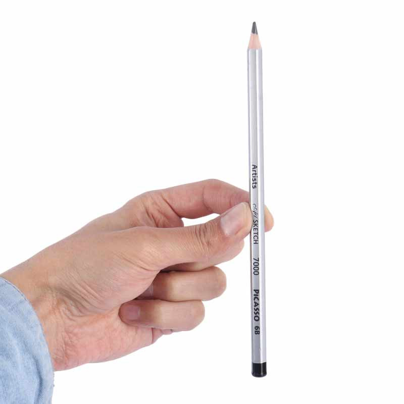 مداد طراحی پیکاسو Picasso 7000-12CB 6B بسته ۱۲ عددی
