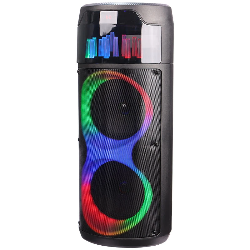 اسپیکر چمدانی بلوتوثی رم و فلش خور Sing-E ZQS8223 + میکروفون و ریموت کنترل