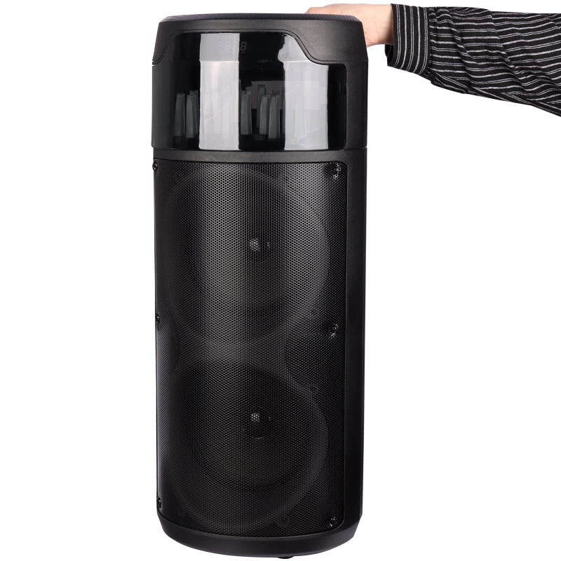 اسپیکر چمدانی بلوتوثی رم و فلش خور Sing-E ZQS8223 + میکروفون و ریموت کنترل