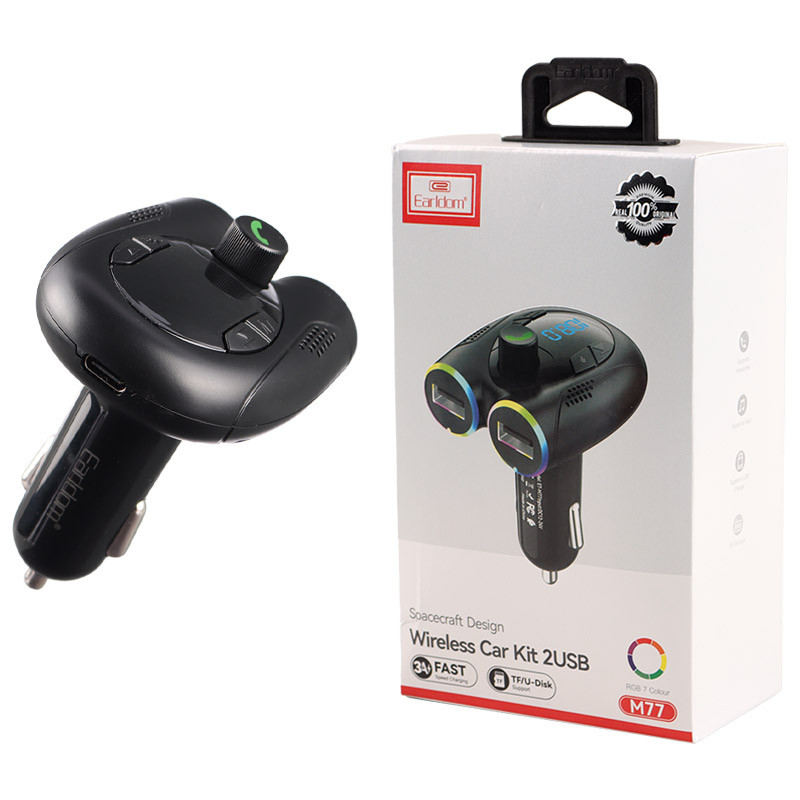 شارژر فندکی + FM Player بلوتوثی Earldom ET-M77