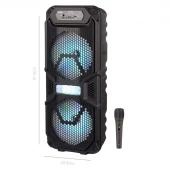 اسپیکر چمدانی بلوتوثی رم و فلش خور Greatnice GTS-1701 + میکروفون