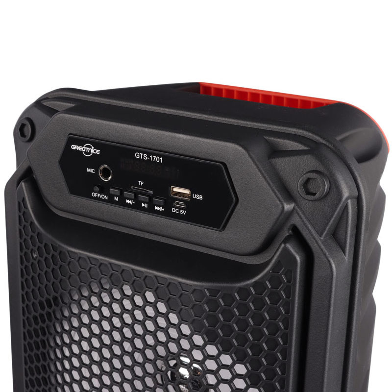 اسپیکر چمدانی بلوتوثی رم و فلش خور Greatnice GTS-1701 + میکروفون