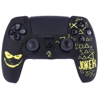 روکش دسته بازی PS5 طرح Joker مشکی زرد کد 5