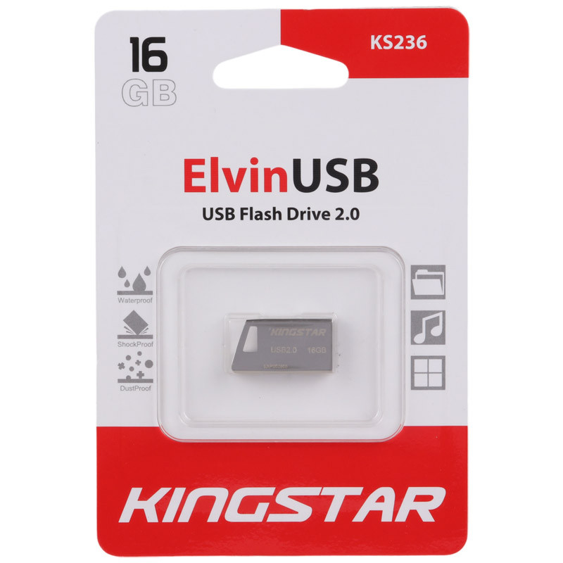 فلش 16 گیگ کینگ استار KingStar Elvin KS236