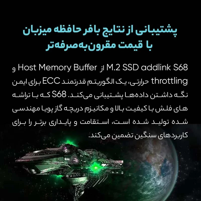 حافظه SSD ادلینک Addlink S68 256GB M.2