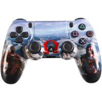 دسته بازی بی سیم SONY PlayStation 4 DualShock 4 High Copy طرح God of War کد 6