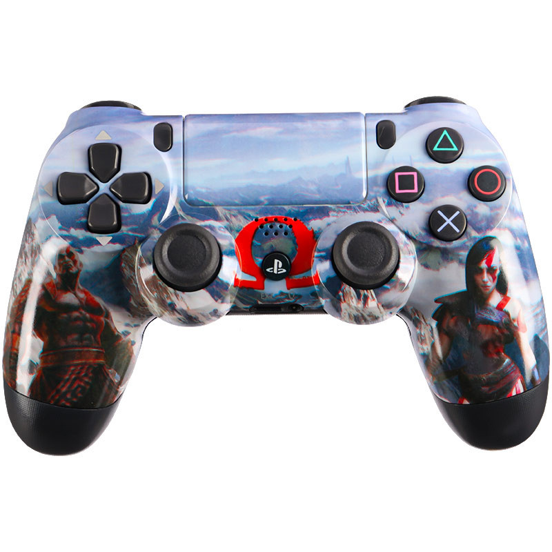دسته بازی بی سیم SONY PlayStation 4 DualShock 4 High Copy طرح God of War کد 6
