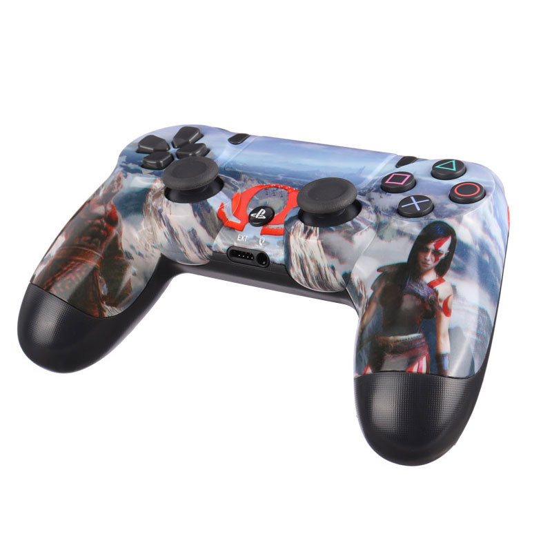 دسته بازی بی سیم SONY PlayStation 4 DualShock 4 High Copy طرح God of War کد 6
