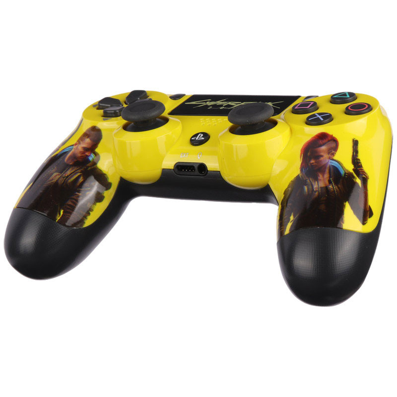 دسته بازی بی سیم SONY PlayStation 4 DualShock 4 High Copy طرح Cyberpunk 2077