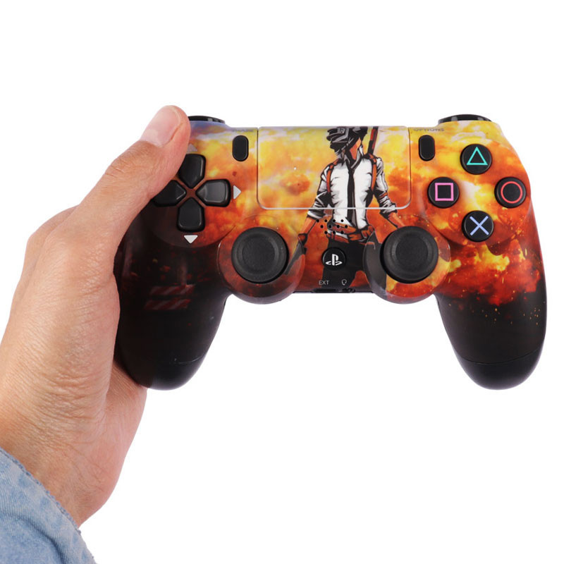 دسته بازی بی سیم SONY PlayStation 4 DualShock 4 High Copy طرح PUBG