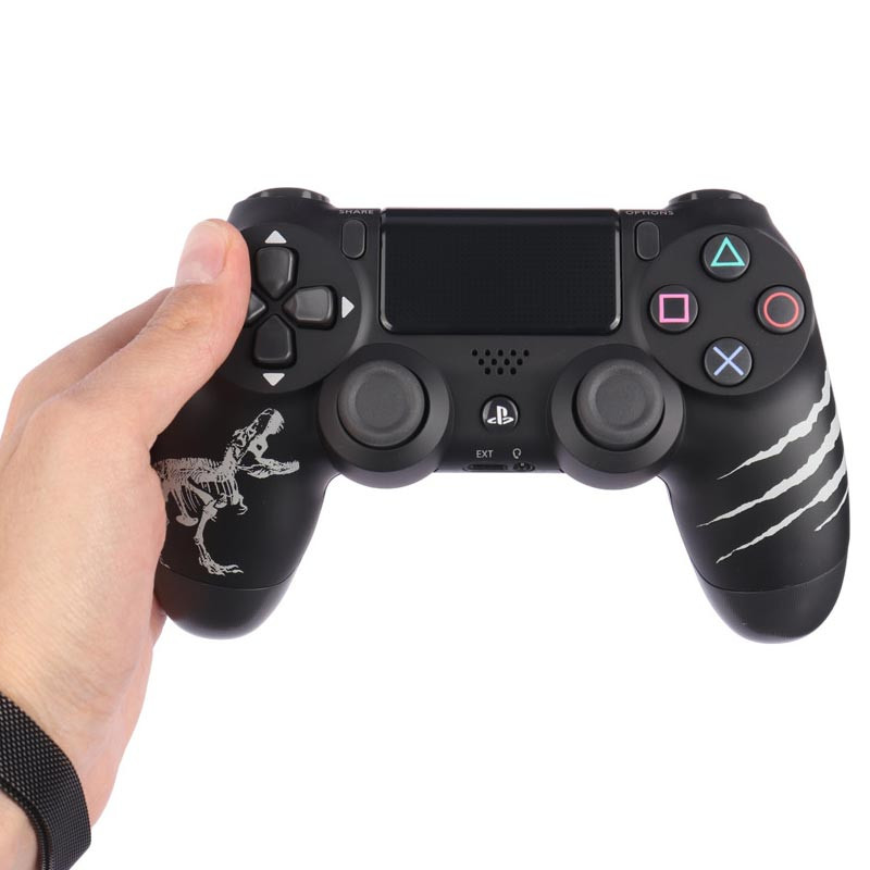 دسته بازی بی سیم SONY PlayStation 4 DualShock 4 High Copy طرح دایناسور