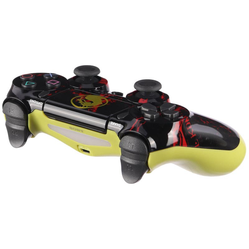 دسته بازی بی سیم SONY PlayStation 4 DualShock 4 High Copy طرح Mortal combat کد 2