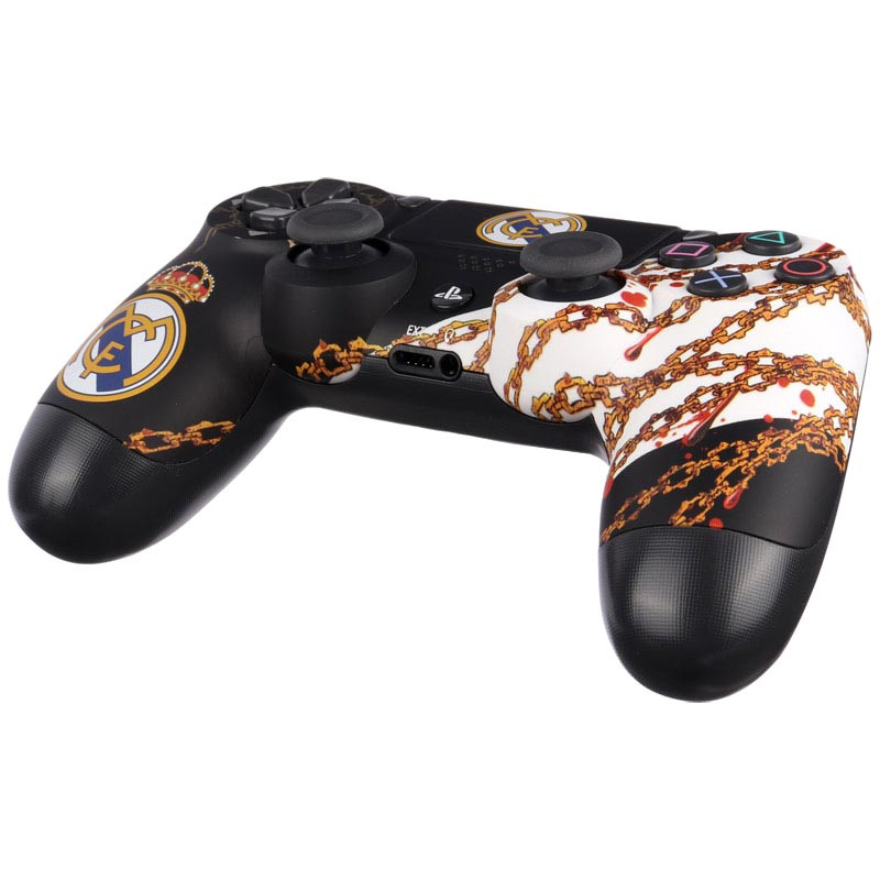 دسته بازی بی سیم SONY PlayStation 4 DualShock 4 High Copy طرح Real Madrid کد 2