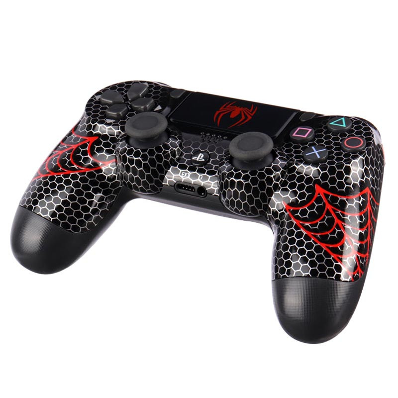دسته بازی بی سیم SONY PlayStation 4 DualShock 4 High Copy طرح Spider Man کد 7