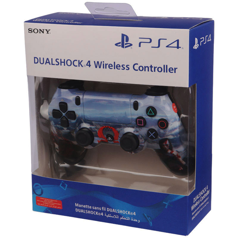 دسته بازی بی سیم SONY PlayStation 4 DualShock 4 High Copy طرح God of War کد 6