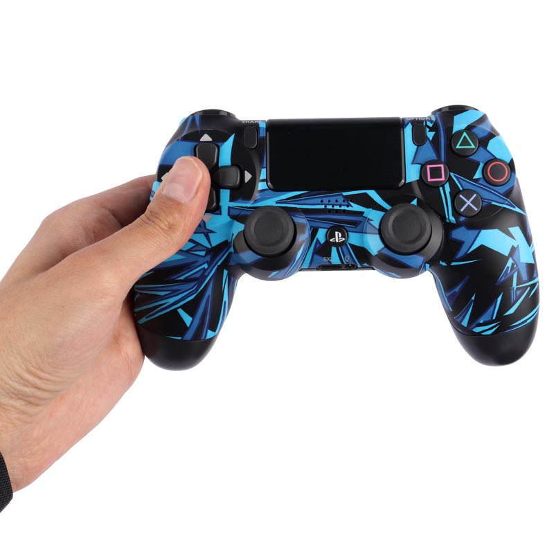 دسته بازی بی سیم SONY PlayStation 4 DualShock 4 High Copy طرح فانتزی رنگی کد 1