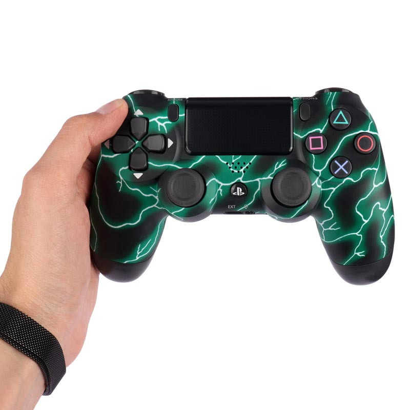 دسته بازی بی سیم SONY PlayStation 4 DualShock 4 High Copy طرح فانتزی رنگی کد 2